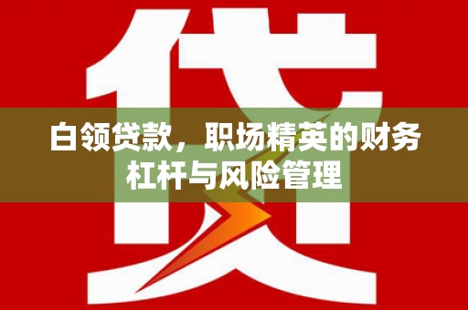 榆树白领贷款，职场精英的财务杠杆与风险管理
