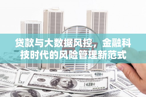 黔东南贷款与大数据风控，金融科技时代的风险管理新范式