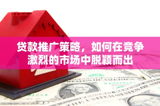 金峰贷款推广策略，如何在竞争激烈的市场中脱颖而出