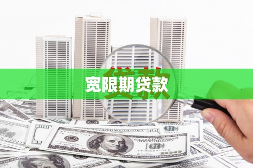 东阿宽限期贷款