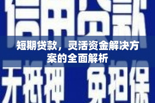 灌云短期贷款，灵活资金解决方案的全面解析