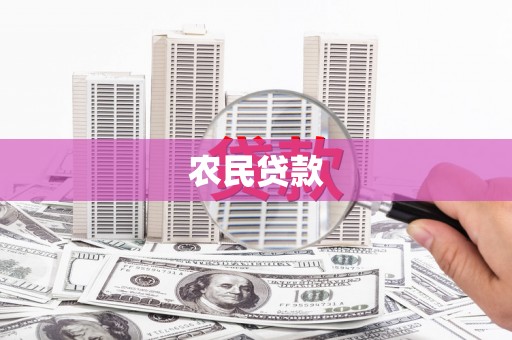 鹿草农民贷款